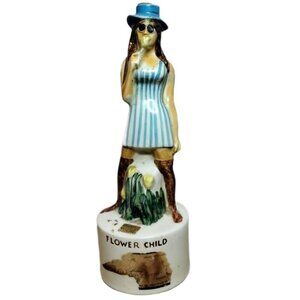 Vintage Maloney Bourbon Decanter Limited Edition "Flower Child" 1968